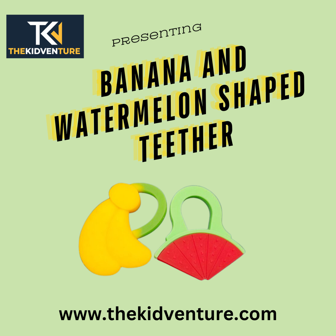 Silicone Teethers Banana Watermelon