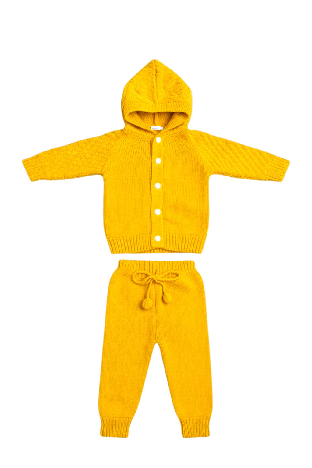 Woolen Sweater Hooded Pair For Newborns & Infants