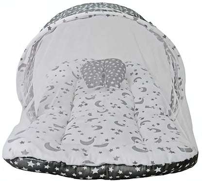 Breathable Cotton Baby Nest Bed | Portable and Safe For Newborn Lightweight & Travel Friendly