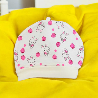 BABY CAP/HAT FOR NEWBORN KIDS (SET OF 3)