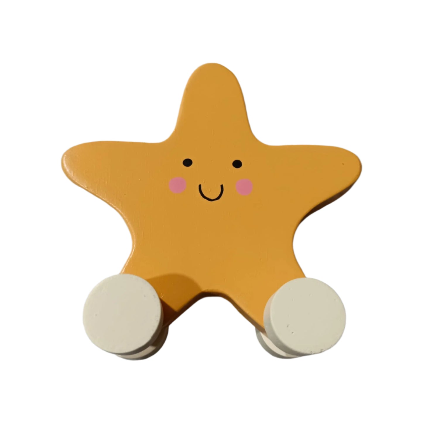 Eco-Friendly Wooden Star Push Toy | Montessori Baby & Toddler Toy