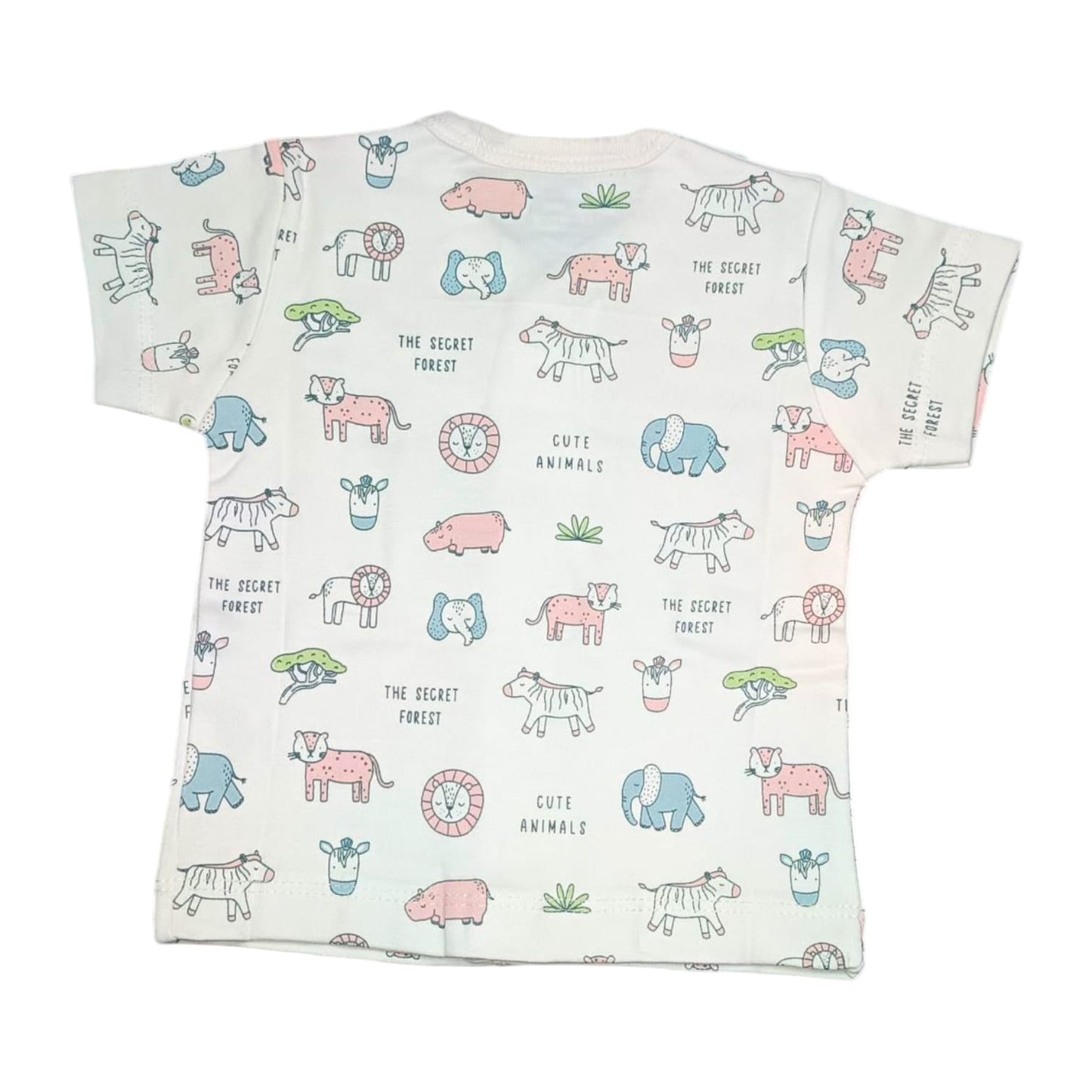 Premium Cotton Baby Half Sleeve Front-Open Button T-Shirts – Pack of 3 | Soft & Breathable Newborn Clothing