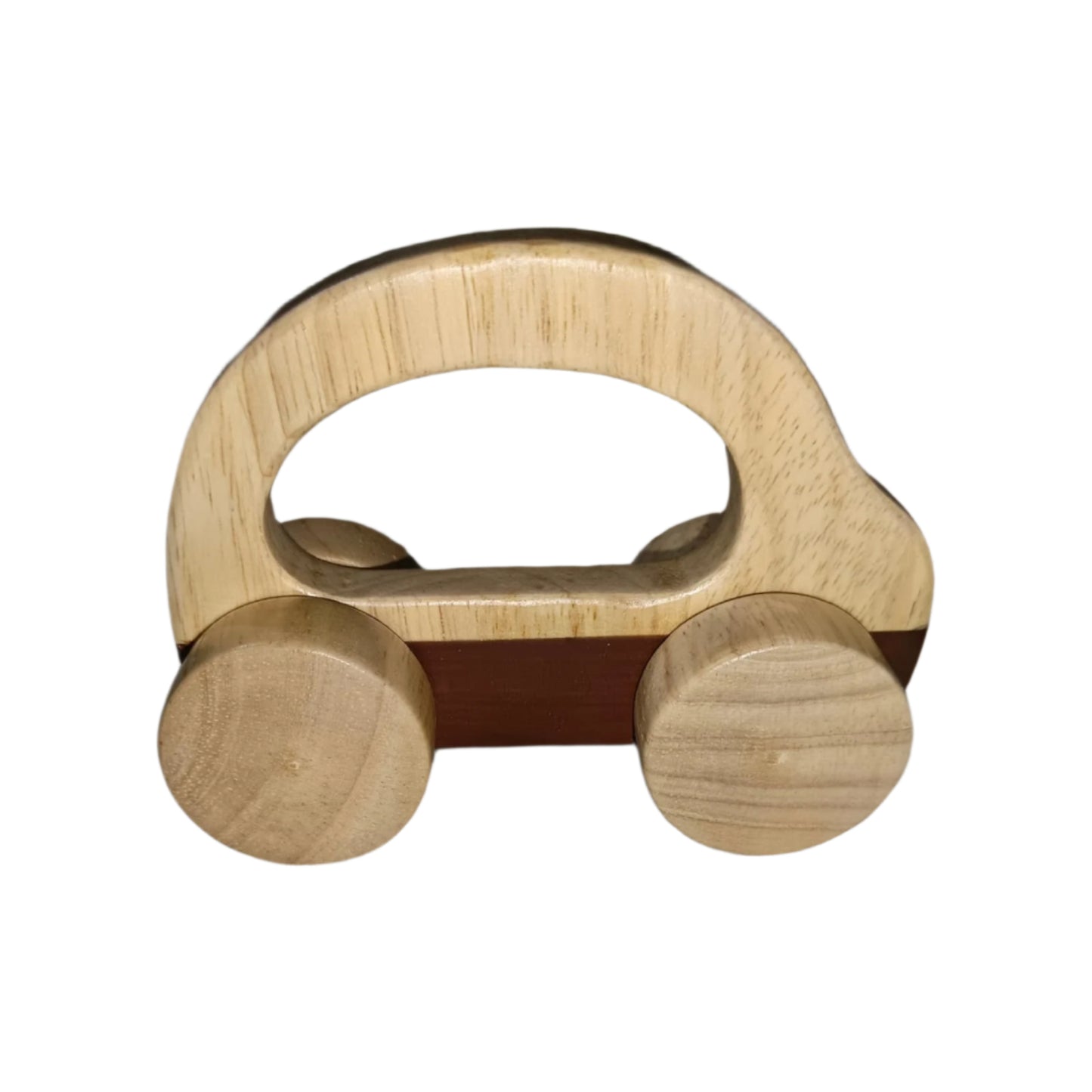 Wooden Wheeled Car Toy | Montessori Push & Pull Vehicle for Kids