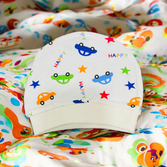 BABY CAP/HAT FOR NEWBORN KIDS (SET OF 3)