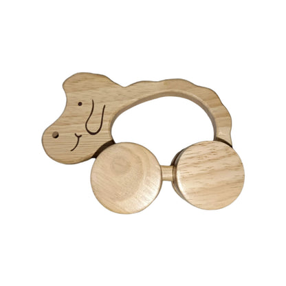 Sheep Wooden Push Toy with Wheels | Montessori Baby & Toddler Toy