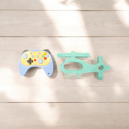 Silicone Teethers Helicopter-remote Shape