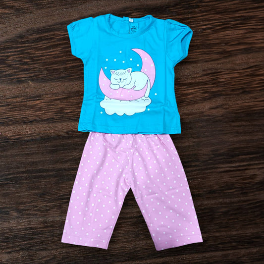 Baby Girl Top and Capri Set