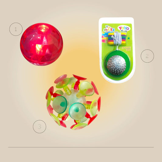 Balls Combo Pack Set of 3