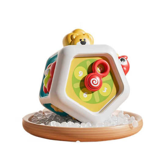 Baby Early Education Toy 7 In 1 Cartoon Lion Seven Sided Busy Ball