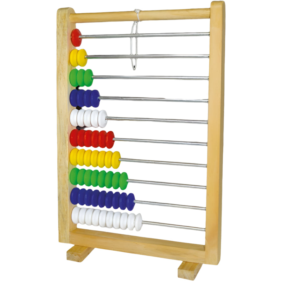 Wooden Abacus for Kids – Montessori Counting & Math Learning Toy