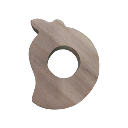 Mango Wooden Baby Teether - Eco-Friendly, BPA-Free & Safe for Infants.