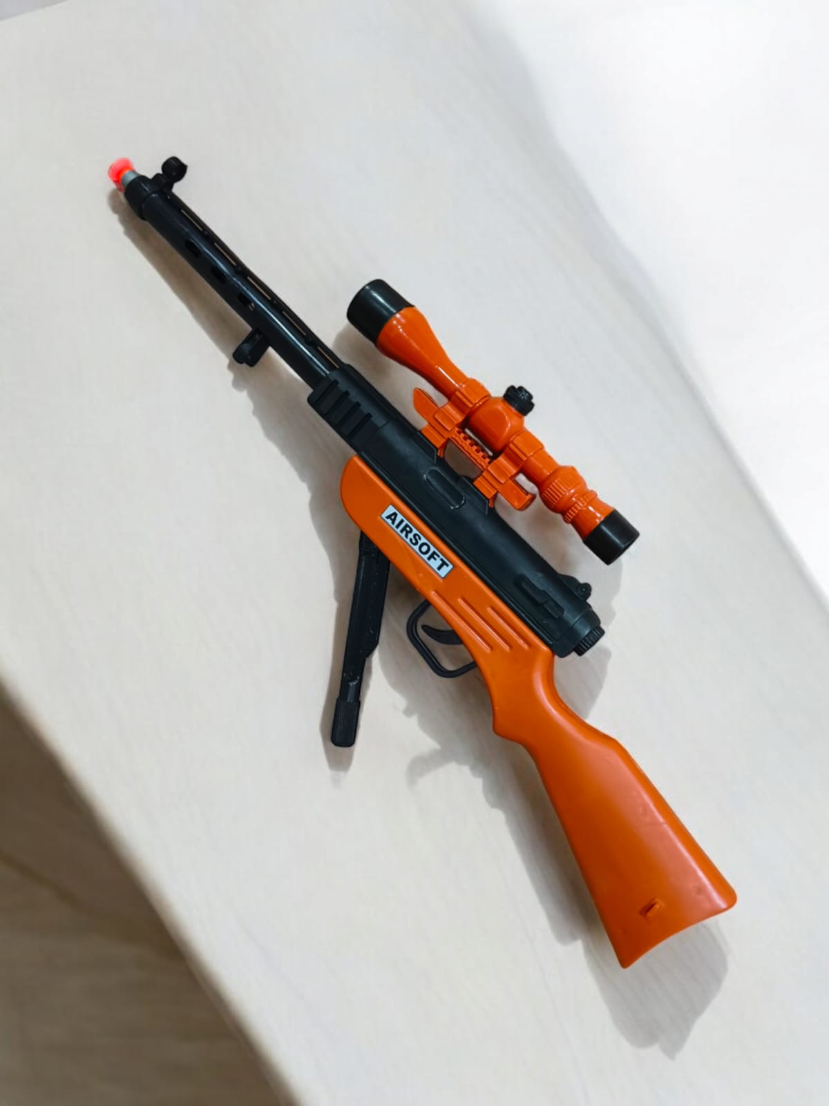 Plastic Toy Army Gun For Kids With 5 Bullets