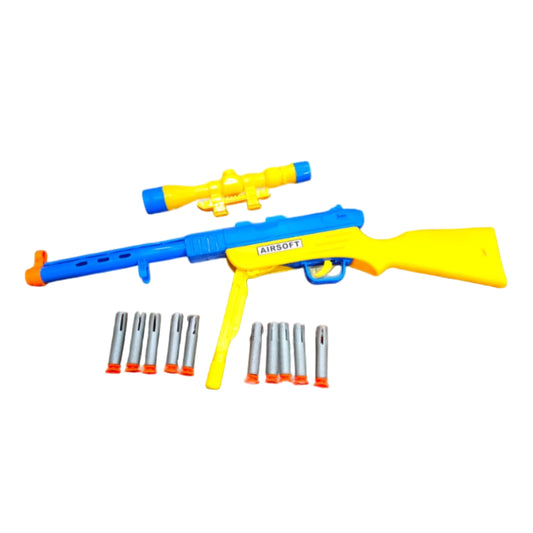 Toy Air Gun With 10 Bullets For Kids