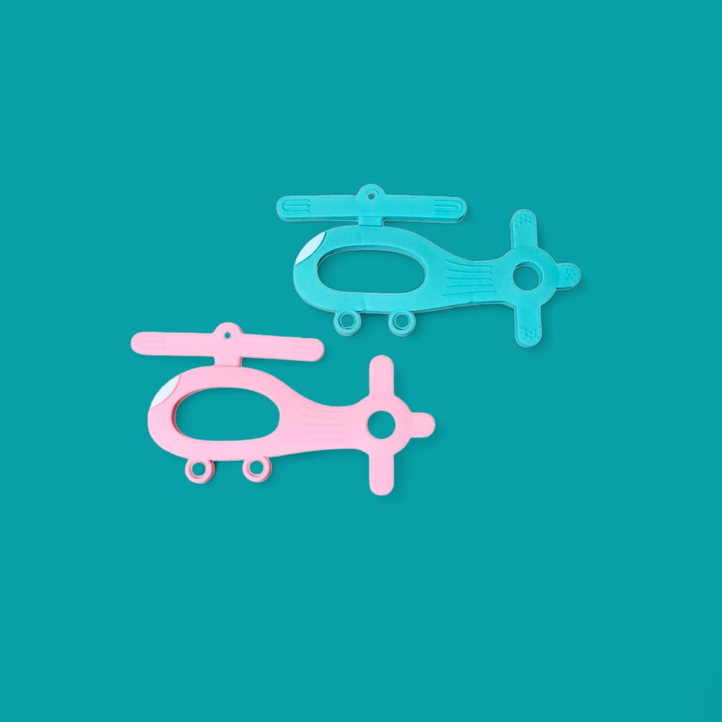Silicone Teether Helicopter Shape