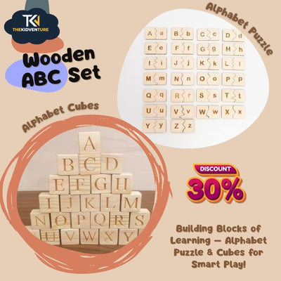 ABC Adventure Pack (Alphabet Puzzle & Cubes)