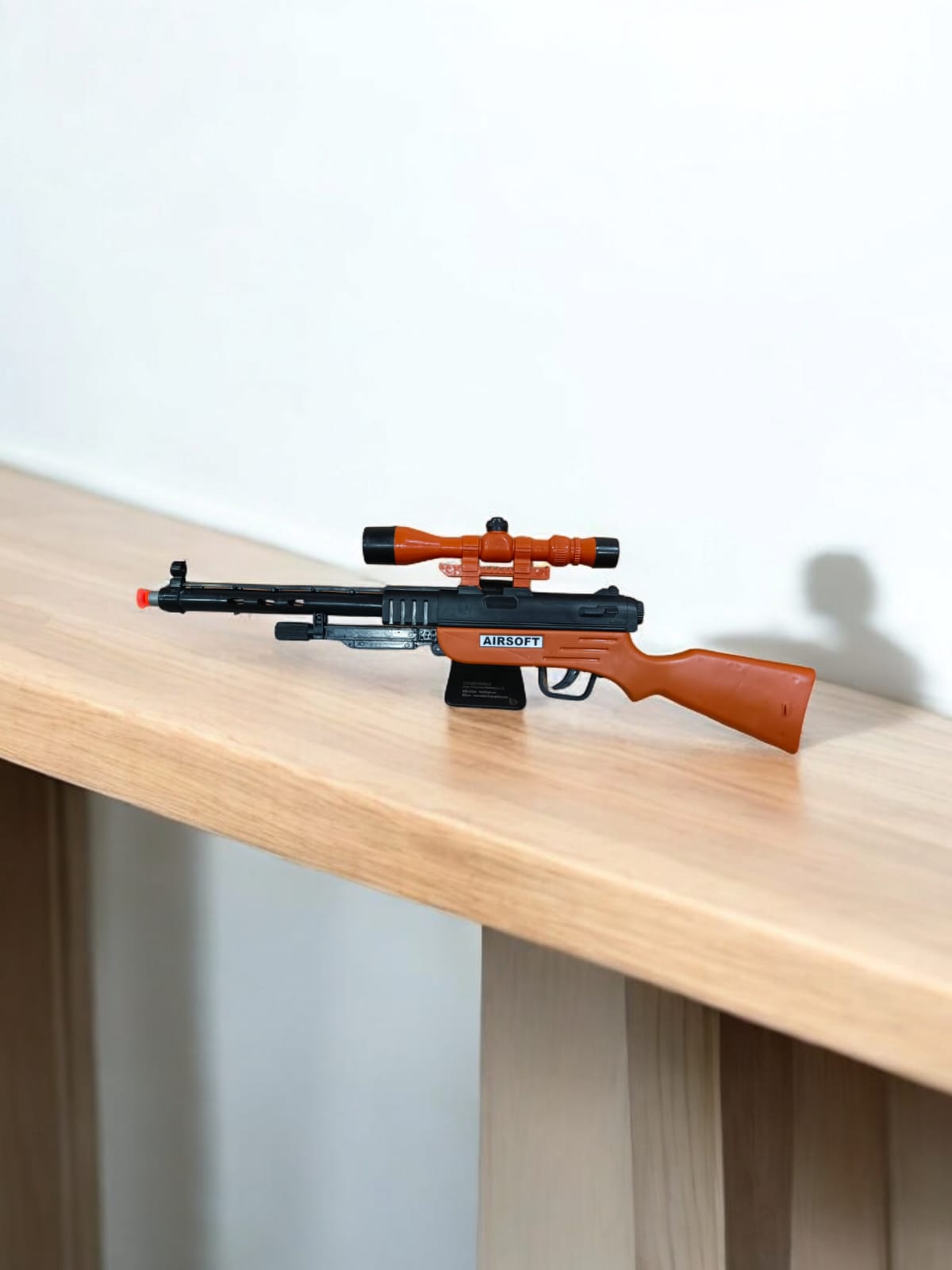 Plastic Toy Army Gun For Kids With 5 Bullets
