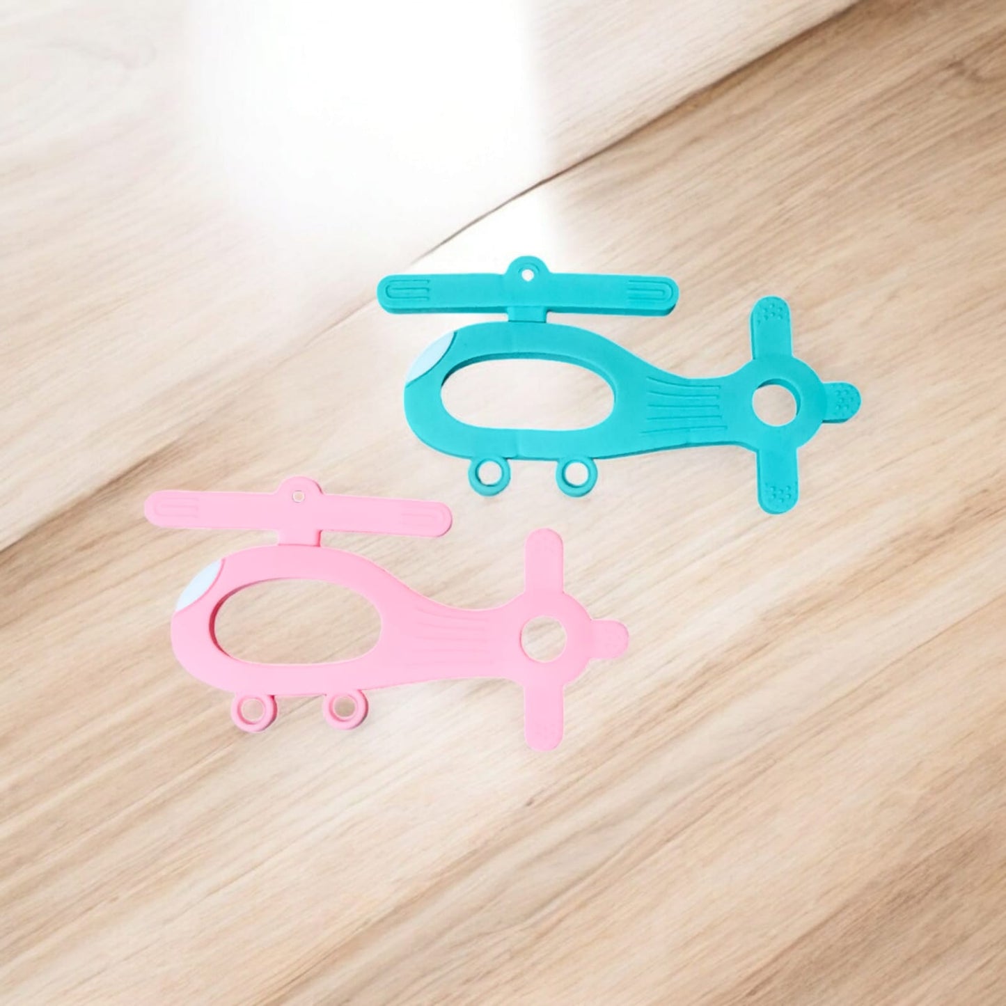 Silicone Teether Helicopter Shape
