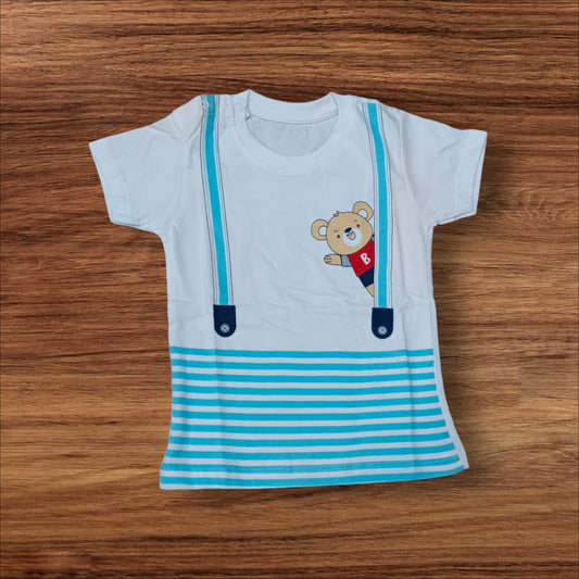 T-Shirt for Kids | Soft Cotton Half Sleeve Tees | Stylish Everyday Wear for Boys & Girls(0-3Years)