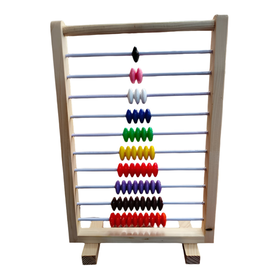 Wooden Abacus for Kids – Montessori Counting & Math Learning Toy