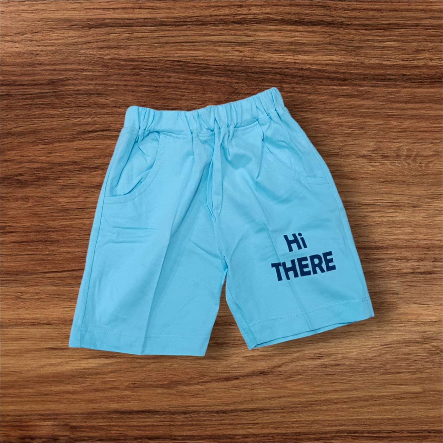 Baby Boys T-Shirt and Shorts Blue White Bear Set