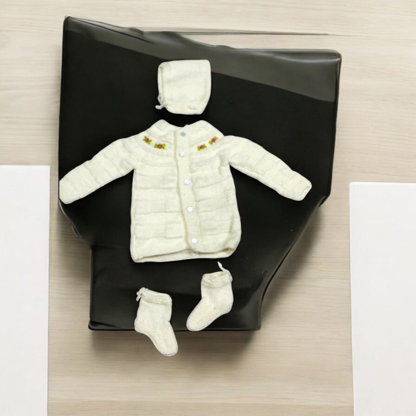 Woolen Sweaters For Newborns (Set Of 3)