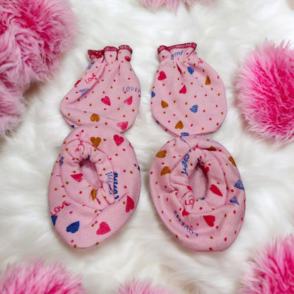 Mittens and Booties for Newborn Set Of 4