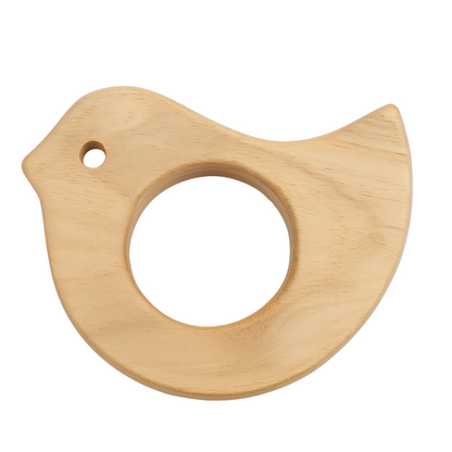 Wooden Teether Sparrow Shape – Safe, Eco-Friendly & BPA-Free
