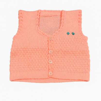 Newborn Baby Half Woolen Sweater | Vest – Soft Knitted Winter Wear