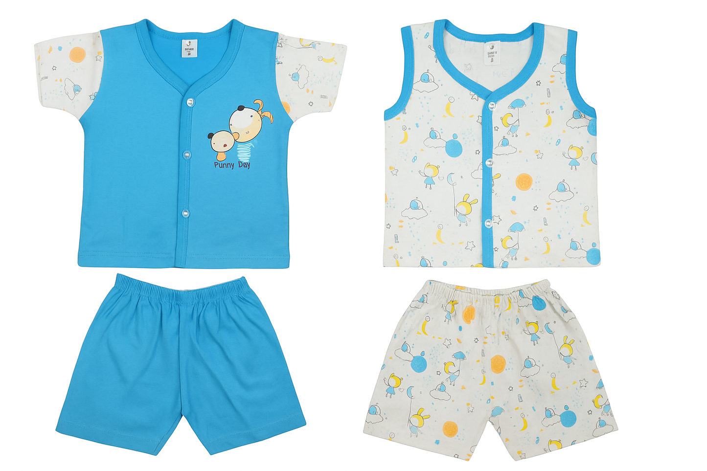 Half Sleeve & Sleeveless Tops & Shorts