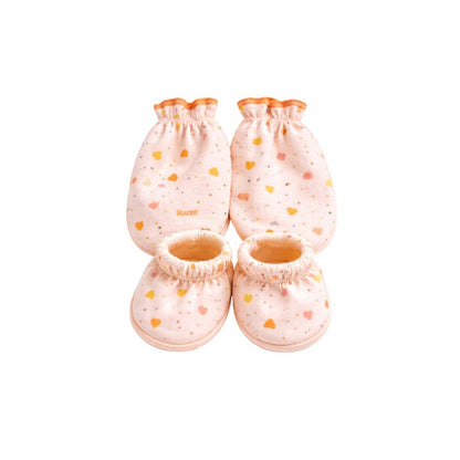Soft Cotton Mittens & Booties Set for Newborns | Gentle Hand & Feet Cover Gift for Babies 0–6 Months