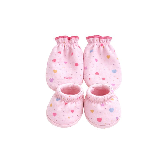 Soft Cotton Mittens & Booties Set for Newborns | Gentle Hand & Feet Cover Gift for Babies 0–6 Months