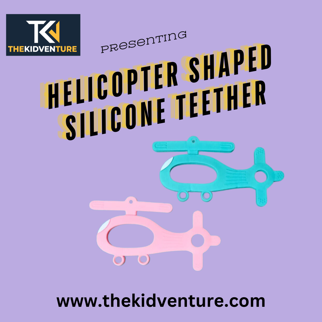 Silicone Teether Helicopter Shape