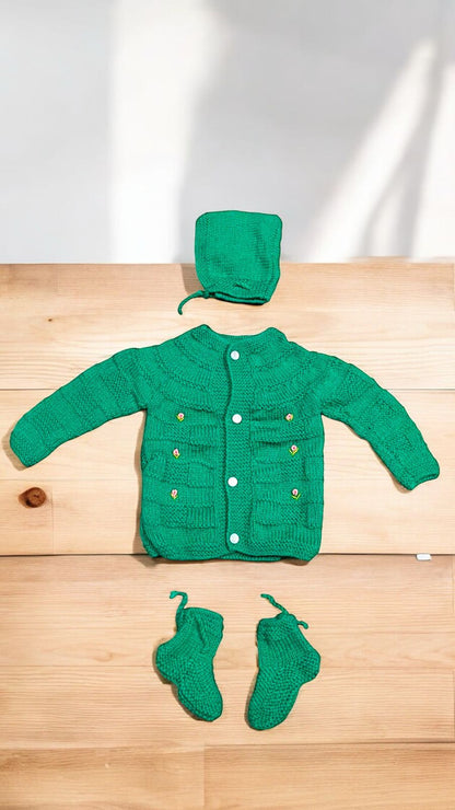 Woolen Sweaters For Newborns (Set Of 3)