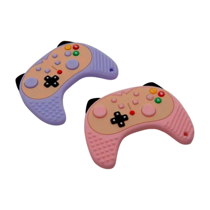 Silicone Teether Playful Remote For Kids - Twin Pack