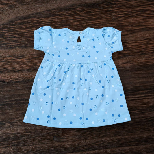 Polka Dot Frock For Girls