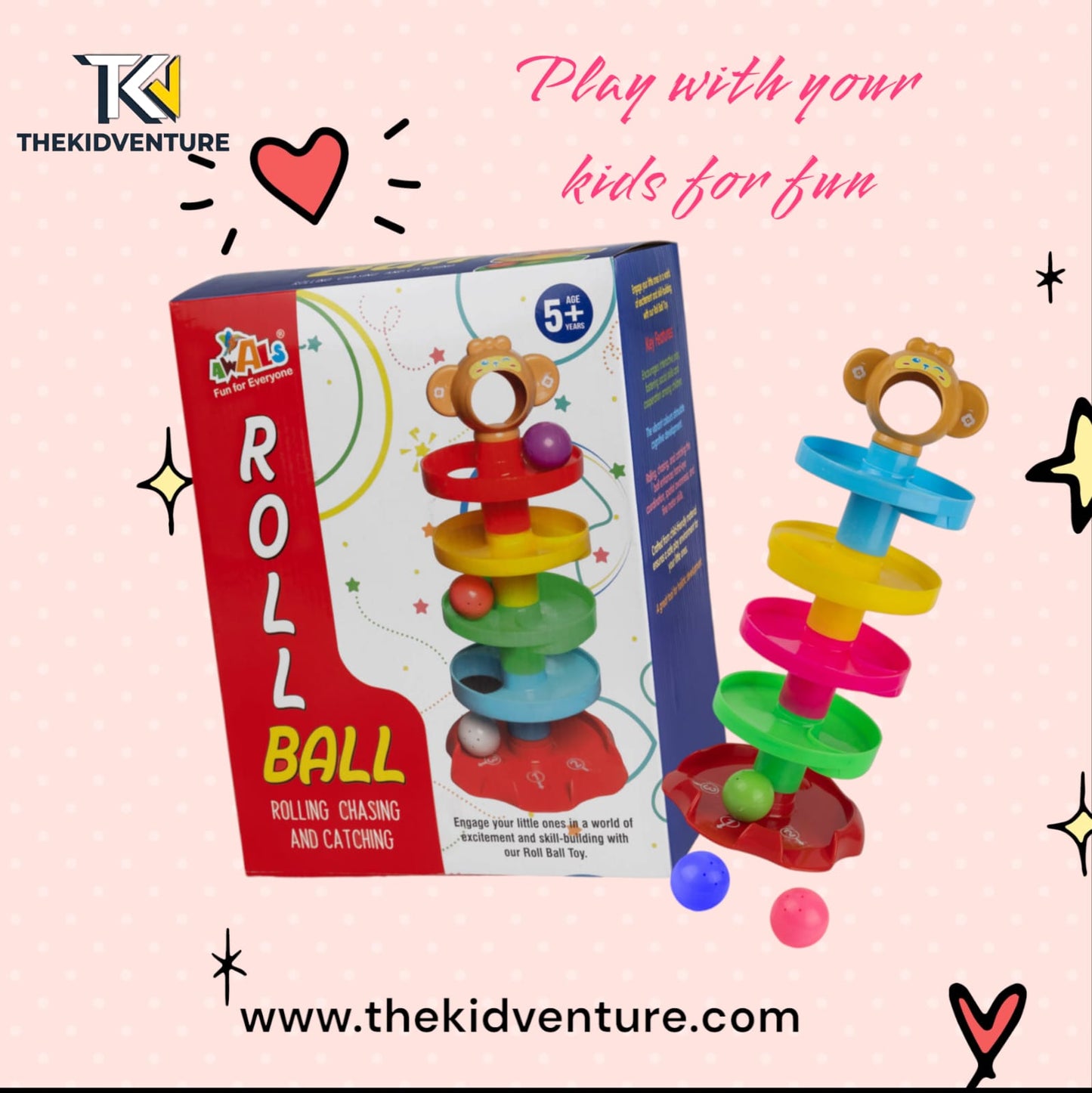 Toy Adventure: Rolling Ball Fun