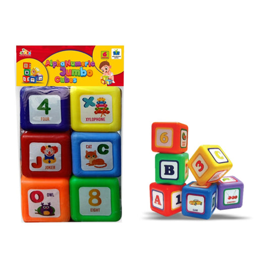 Toy Alpha Jumbo Cubes: Explore Letters