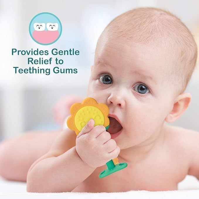 Baby Teething Toys Set – Sun & Moon Silicone Teethers