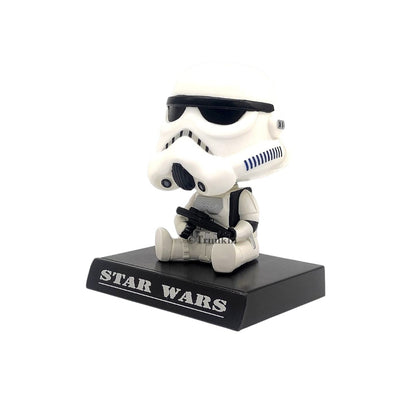 Cute Star Wars Stormtrooper Mini Action Figure Toy | Collectible Sci-Fi Character for Kids & Fans