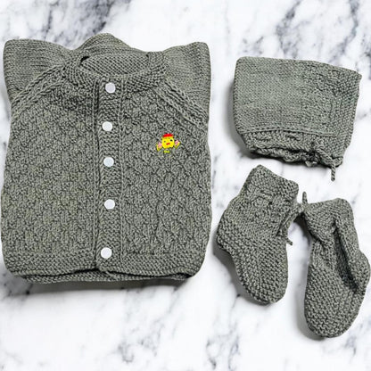 Woolen Sweaters Unisex Rich Look The Best For Baby (Set Of 3)