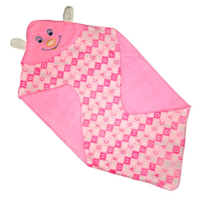 Soft Cotton Swaddle Wrap for Newborn & Infant | Premium Blanket ABCD Print 0 Months & Above | New Parent Essentials