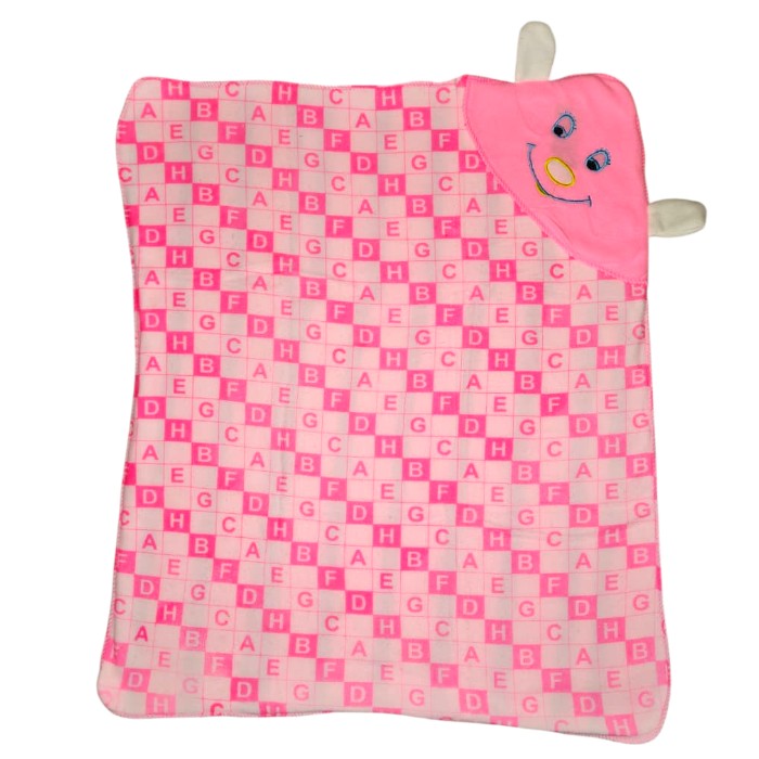 Soft Cotton Swaddle Wrap for Newborn & Infant | Premium Blanket ABCD Print 0 Months & Above | New Parent Essentials