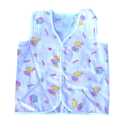 Newborn Baby Cotton Clothing Set – Soft Vest, Cap & Nappy | Infant Essentials