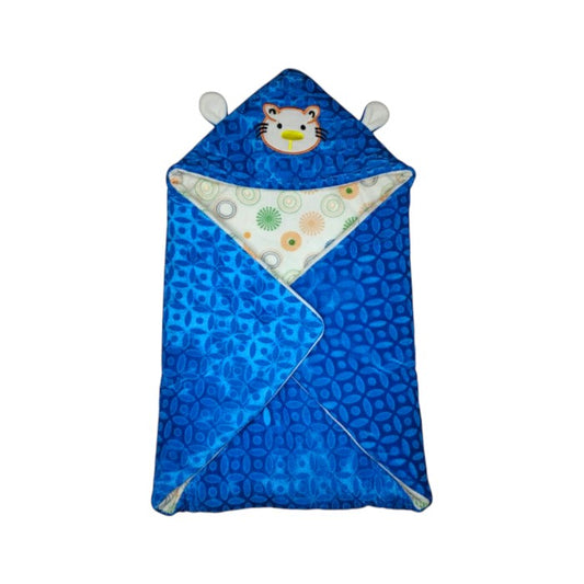 Premium Newborn Baby Wrapper | Ultra Soft Quilted Hooded Swaddle for Cozy Comfort & Gentle Warmth