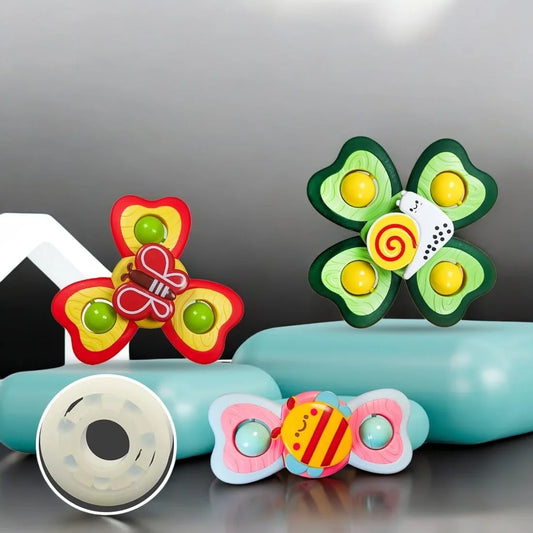 Baby Spinning Suction Toy – Fun for Meals & Bath Time