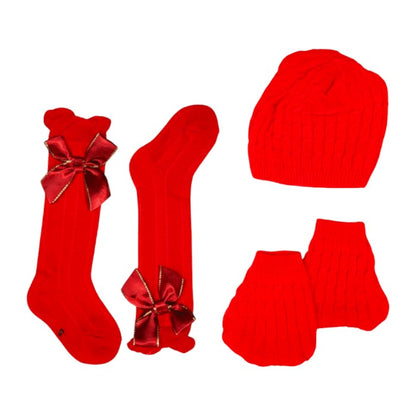 Newborn Winter Knit Combo Set (6-Piece) – Cozy, Soft & Perfect for Christmas