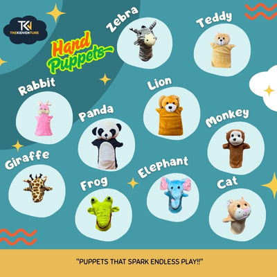 Hand Puppets – Soft Plush Puppets