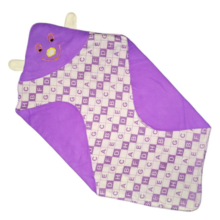 Soft Cotton Swaddle Wrap for Newborn & Infant | Premium Blanket ABCD Print 0 Months & Above | New Parent Essentials