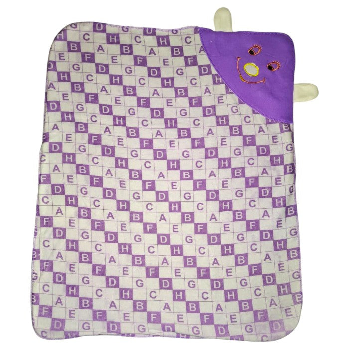 Soft Cotton Swaddle Wrap for Newborn & Infant | Premium Blanket ABCD Print 0 Months & Above | New Parent Essentials
