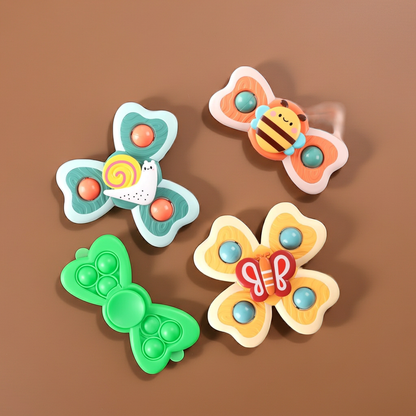 Baby Animal Spinning Toys – Snail, Bee & Butterfly Fidget Spinners